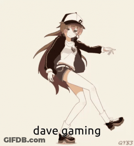 Girl Dancing With Dave Gaming GIF