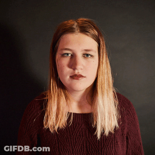 Girl Disappointed Slapping Face GIF