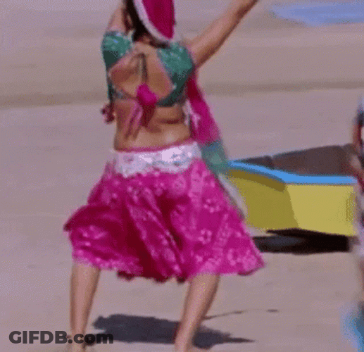 Girl Doing Back It Up Dance Seriously GIF