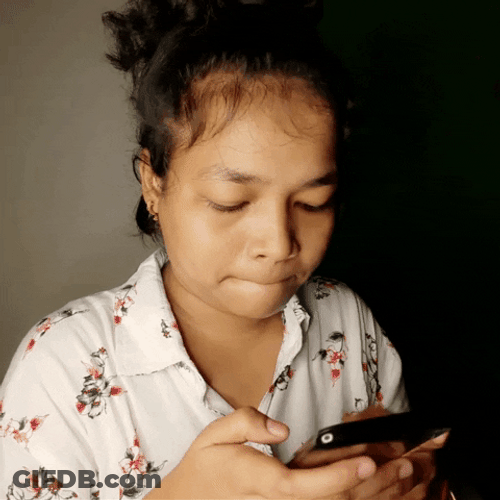 Girl Doing Phone Fast Typing GIF