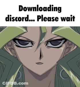 Girl Downloading Discord Please Wait GIF