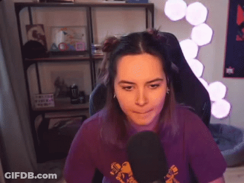 Girl Drawing With Im Mm Speech Bubble GIF
