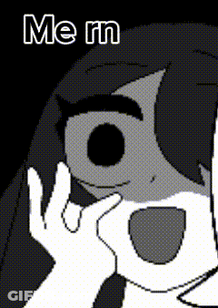 Girl Drawing With Me Rn Text GIF