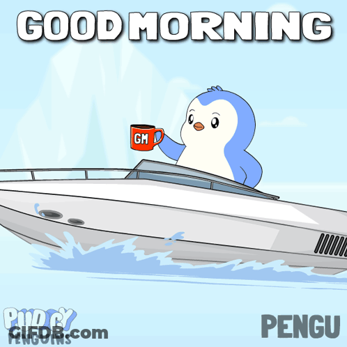 Girl Drinking Coffee Saying Good Morning GIF