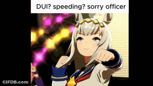 Girl Dui Speeding Sorry Officer GIF