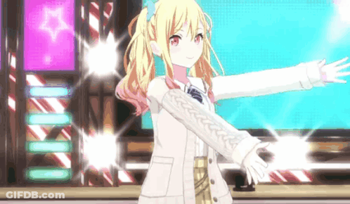 Girl Face Gylaxium GIF