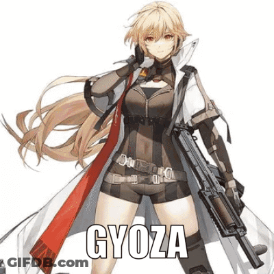 Girl Face With Letter D GIF