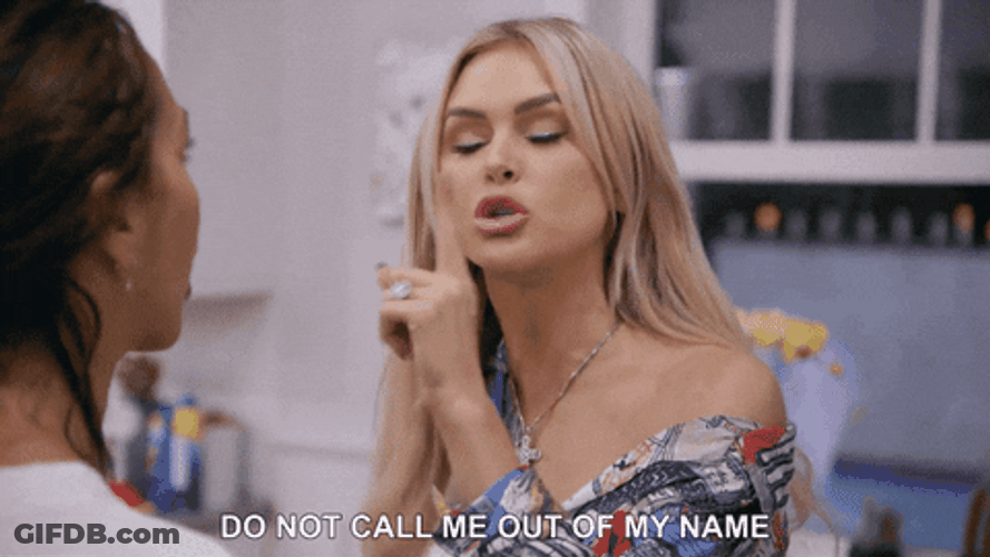 Girl Fight Lala Kent Verbal Dispute GIF