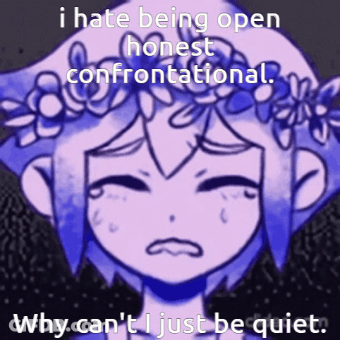 Girl Flower Crown I Hate Being Open Honest Confrontational GIF