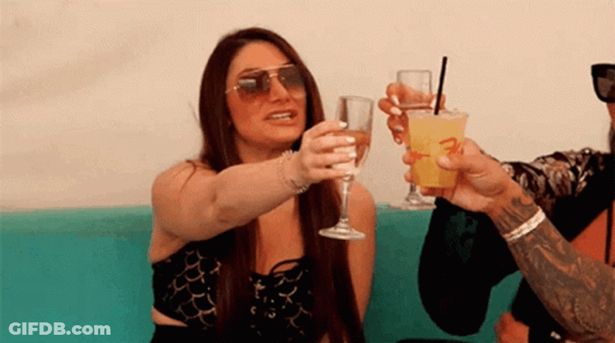 Girl Friends Cheers GIF