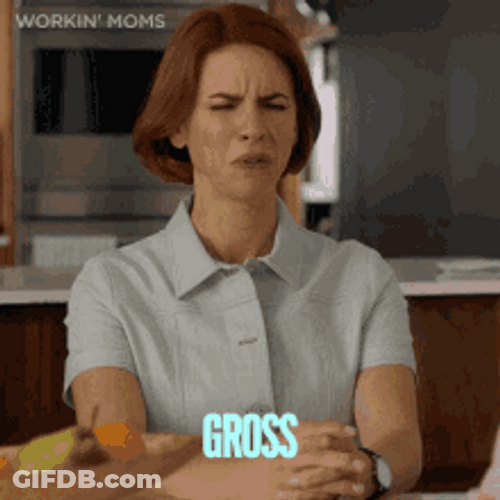 Girl Frowns Saying Gross GIF