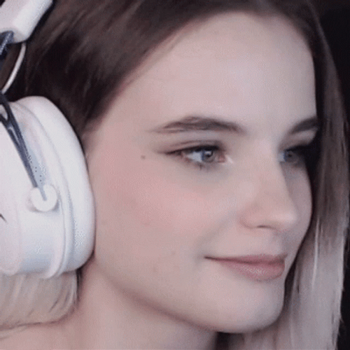 Girl Gamer Wink Wink GIF
