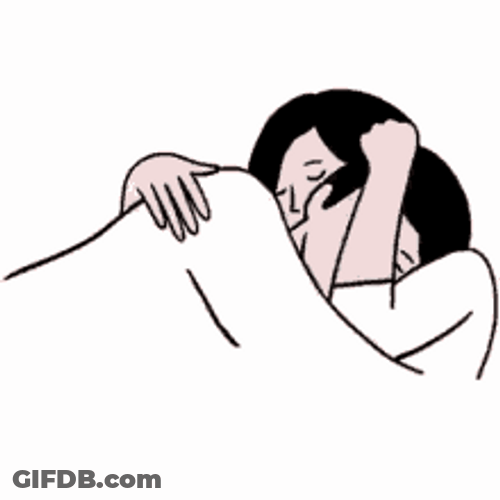 Girl Giving Comfort Hug To Guy Animation GIF