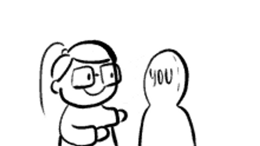 Girl Giving Comfort Hug To You GIF
