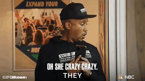 Girl Giving Peace Sign She's So Crazzzzzzzy Love Her GIF