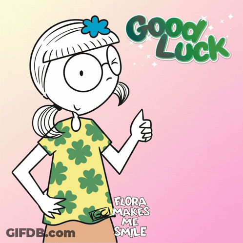 Girl Giving Thumbs Up Good Luck You Got This GIF