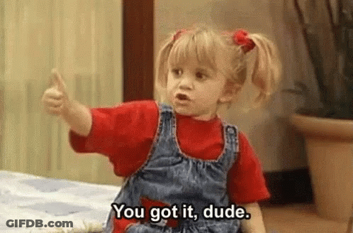 Girl Giving Thumbs Up Saying You Got It GIF