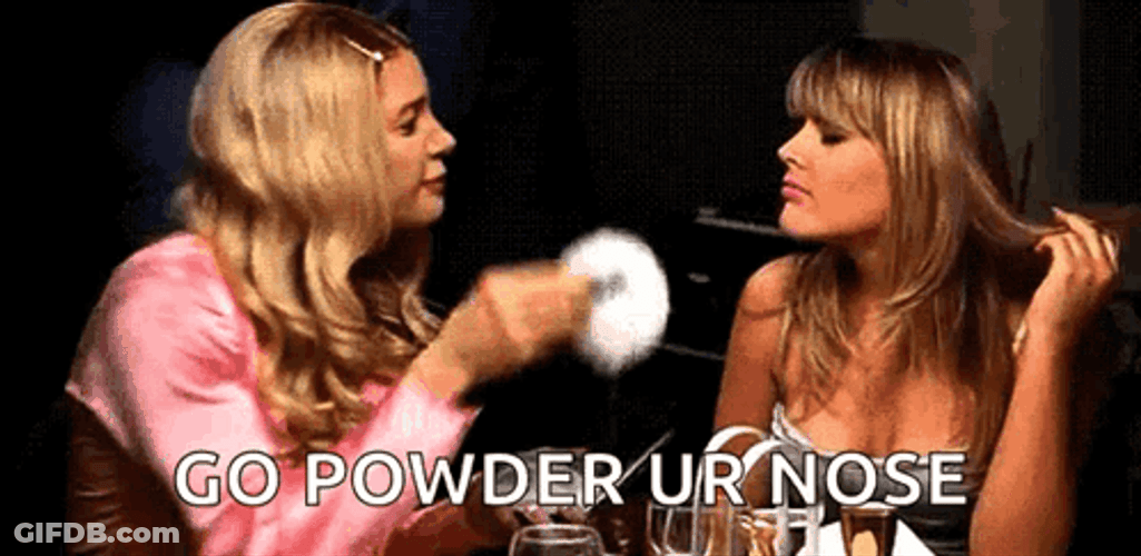 Girl Go Powder GIF