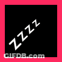 Girl Good Night Moon Zzzz GIF