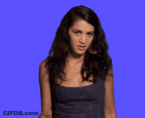 Girl Got Bored With Person Talking Nonsense GIF