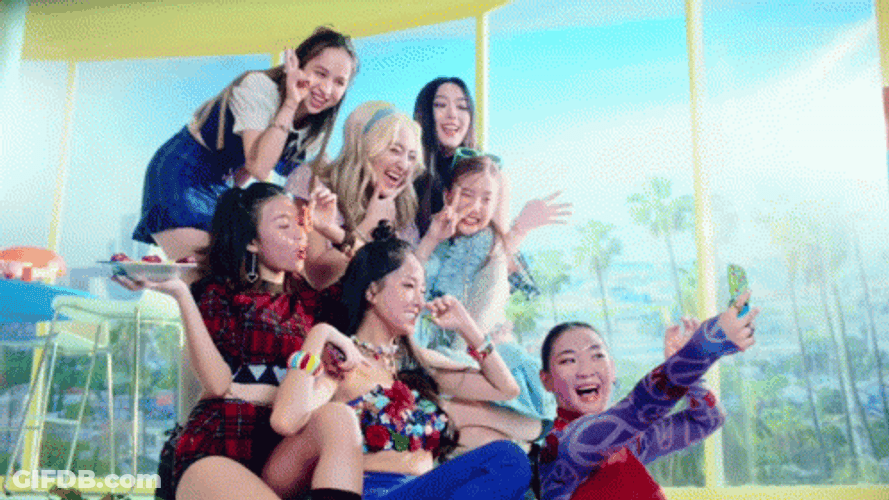 Girl Group Selfie GIF