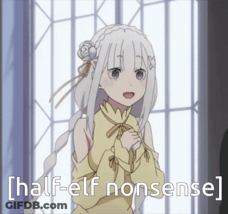 Girl Half Elf Nonsense GIF