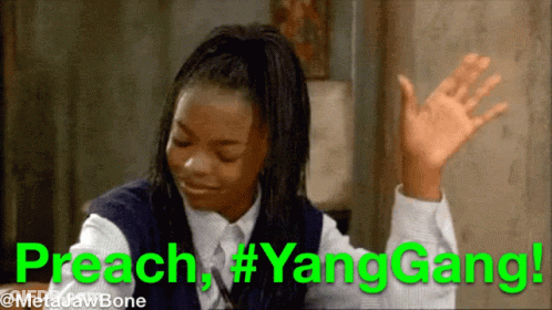 Girl Hands In Air Preach #Yanggang GIF
