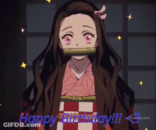 Girl Happy Birthday GIF