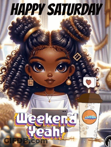 Girl Happy Saturday Weekend Yeah GIF