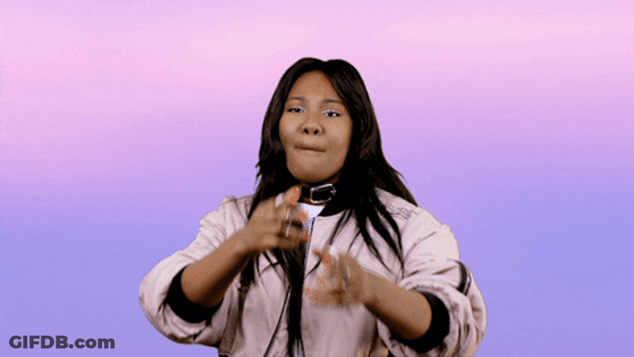 Girl Hitting Bang Bang GIF