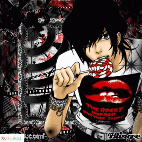Girl Holding Lollipop Wearing The Rock Shirt GIF
