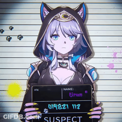 Girl Holding Suspect Sign GIF