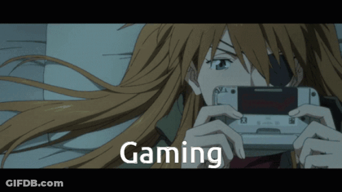 Girl Holding Video Game Controller With Gaming GIF