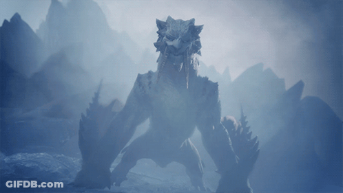 Girl Hop On Monster Hunter World / Iceborne GIF