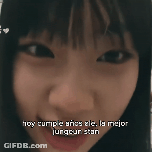 Girl Hoy Cumple Anos Ale La Mejor Jungeun Stan GIF