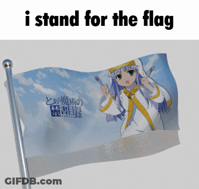 Girl I Stand For The Flag GIF