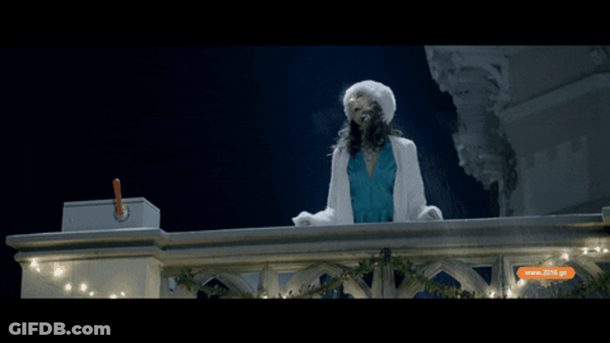 Girl In Balcony Cry Me A River GIF