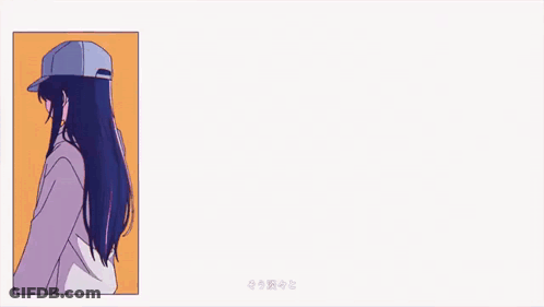 Girl In Baseball Cap And Hoodie GIF