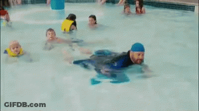 Girl In Bathing Suit Holding Towel GIF