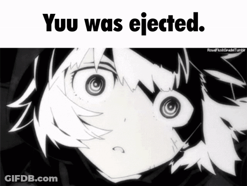Girl In Black And White Drawing Yuu Was Ejected GIF