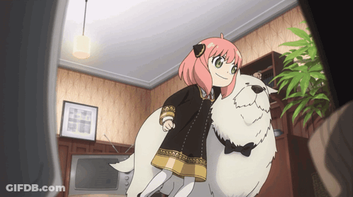Girl In Black Gold Dress By White Dog GIF