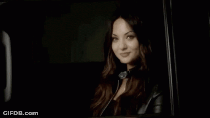 Girl In Black Sorry Not Sorry Car Window GIF