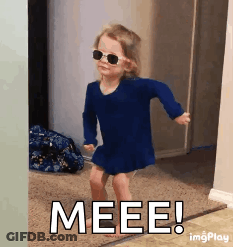 Girl In Blue Dress Dancing GIF