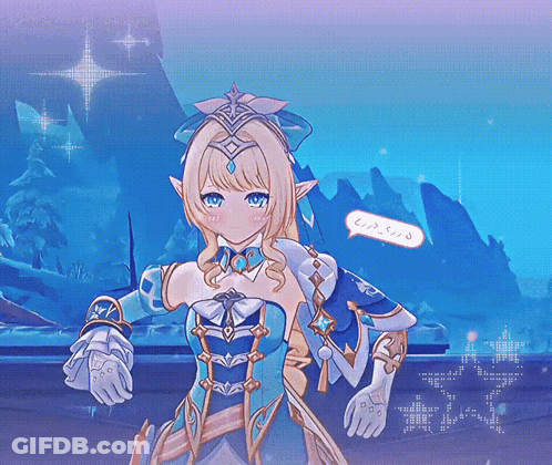 Girl In Blue Dress Saying Sss GIF