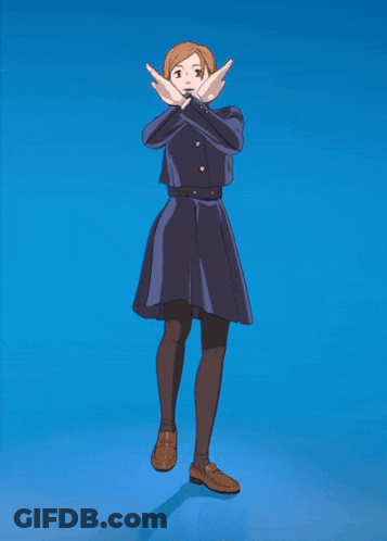 Girl In Blue Dress Standing On One Leg GIF