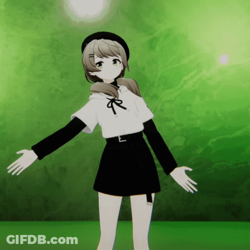 Girl In Blue Plaid Shirt Making Stop Gesture GIF