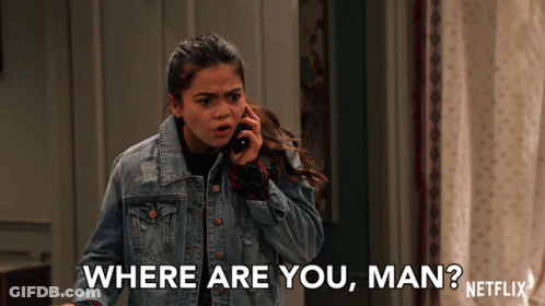 Girl In Denim Jacket Talking On Phone GIF