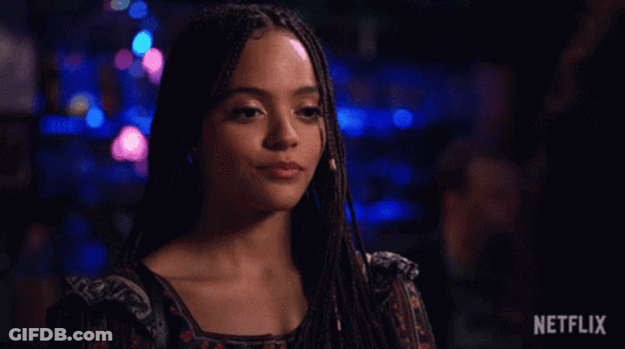 Girl In Dreadlocks Saying Got It GIF
