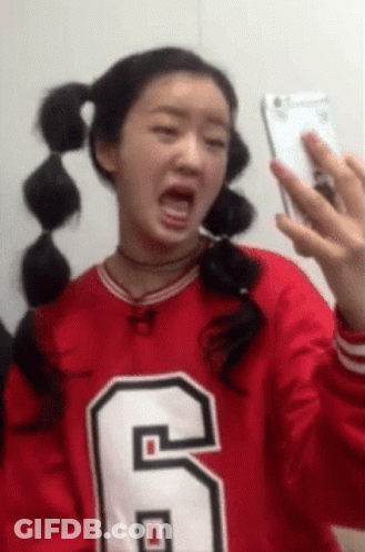 Girl In Glasses And White Hoodie Saying Thank You For Interview GIF