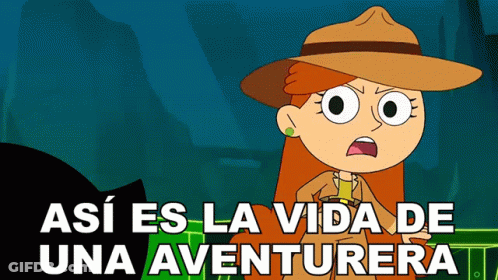 Girl In Hat Así Es La Vida De Una Aventurera GIF